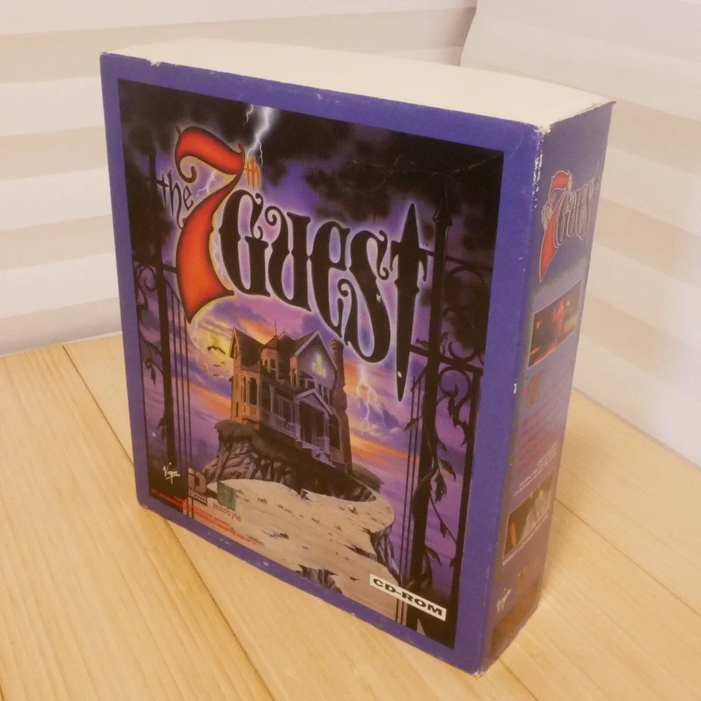 The 7th Guest (PC CD-ROM) VINTAGE BIG BOX with Manual, CD & More (see photos)